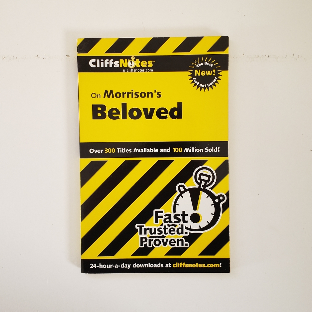🍭7/$15 CliffsNotes Beloved by Toni Morrison